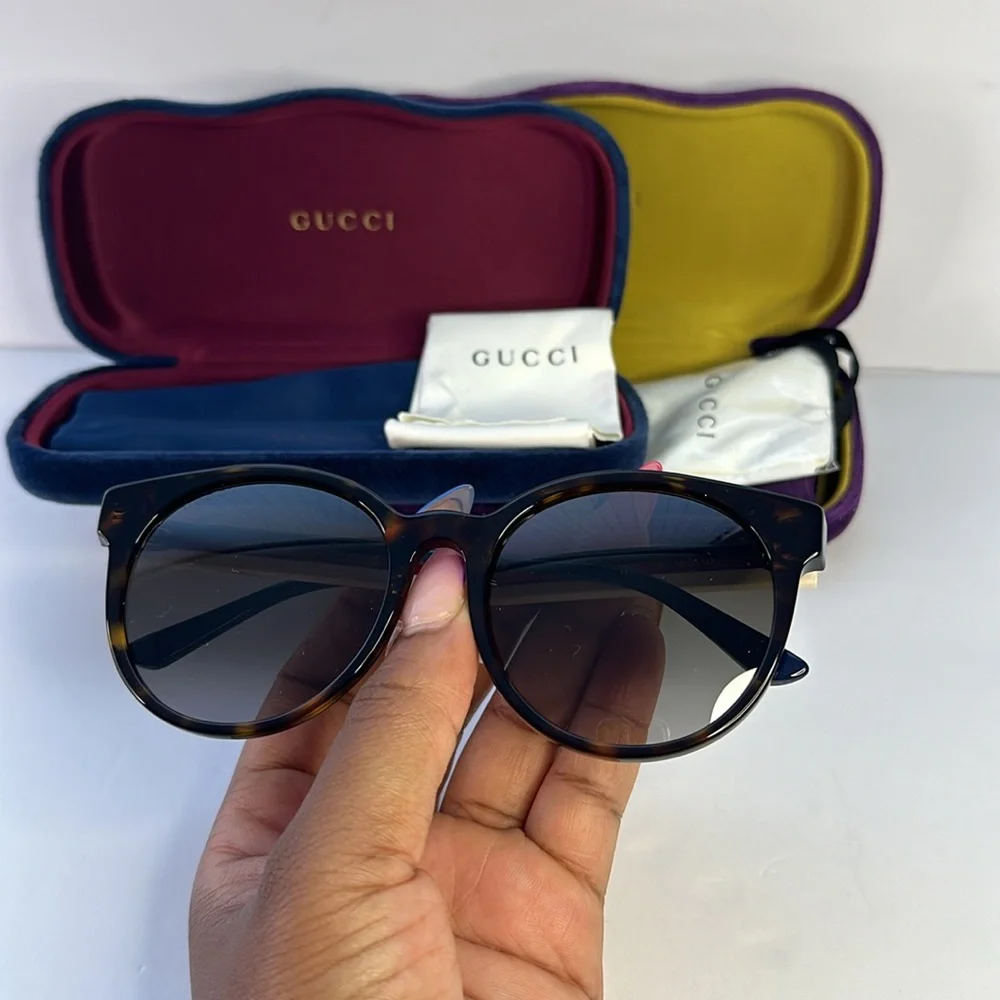💯 - New Authentic Gucci GG0416SK00355 GG0416SK Ladies Sunglasses